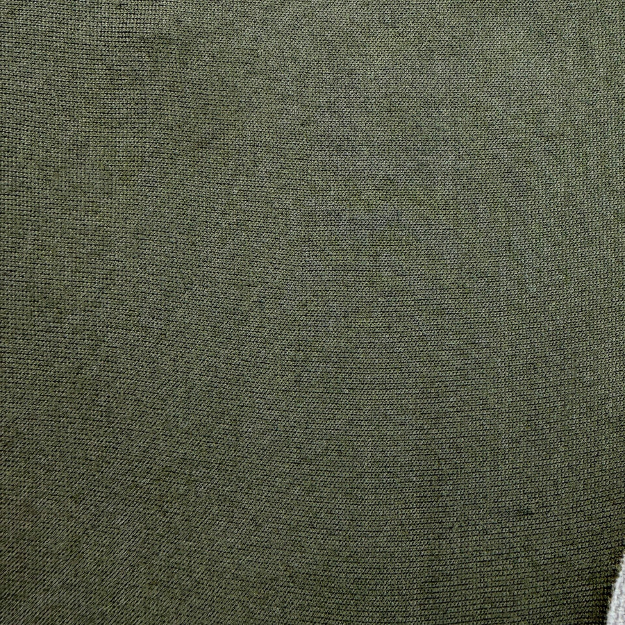 Deep Olive Green Polyester Fabric by the Yard — verified source fabric view