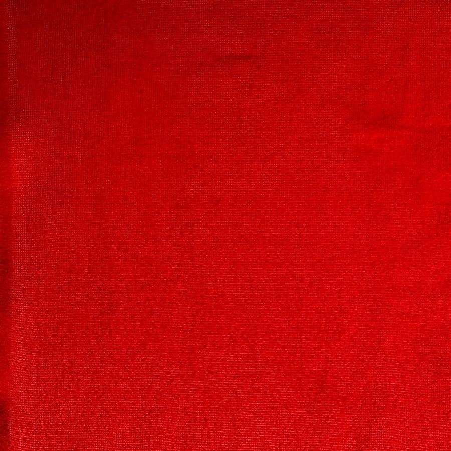 Red 50/50 poly-cotton fabric