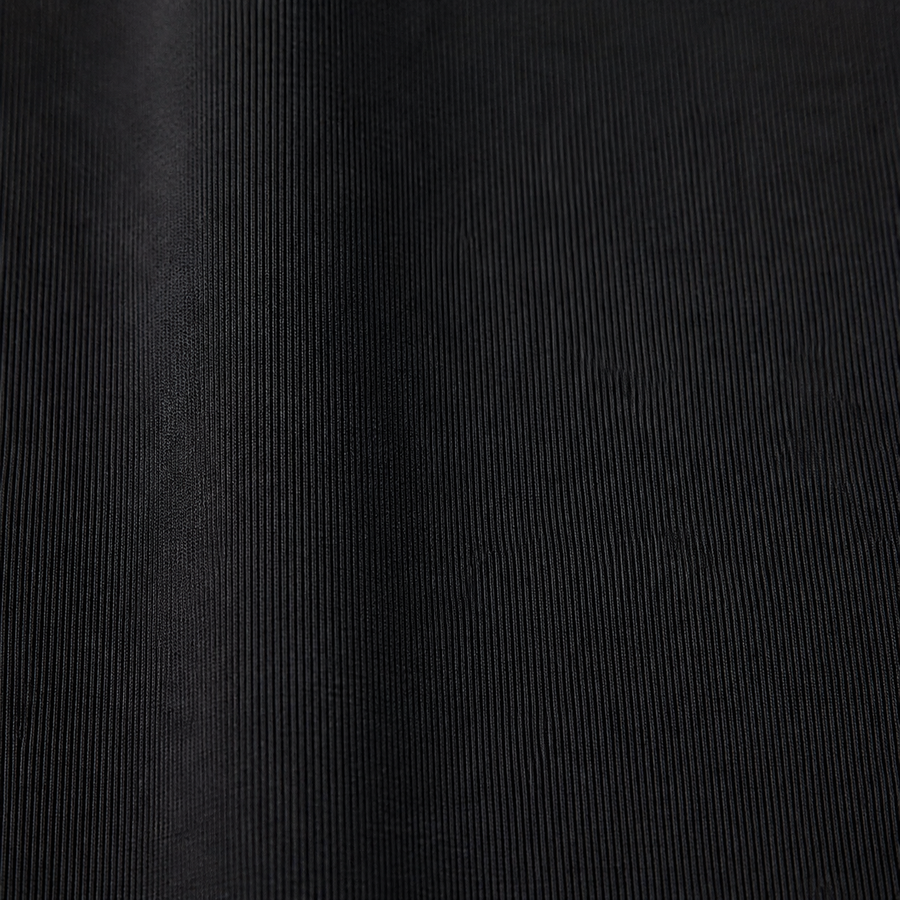 VARIANT_ID: 48518171525332 | Black Acetate Spandex Ribbing | AI restaged gallery view 1