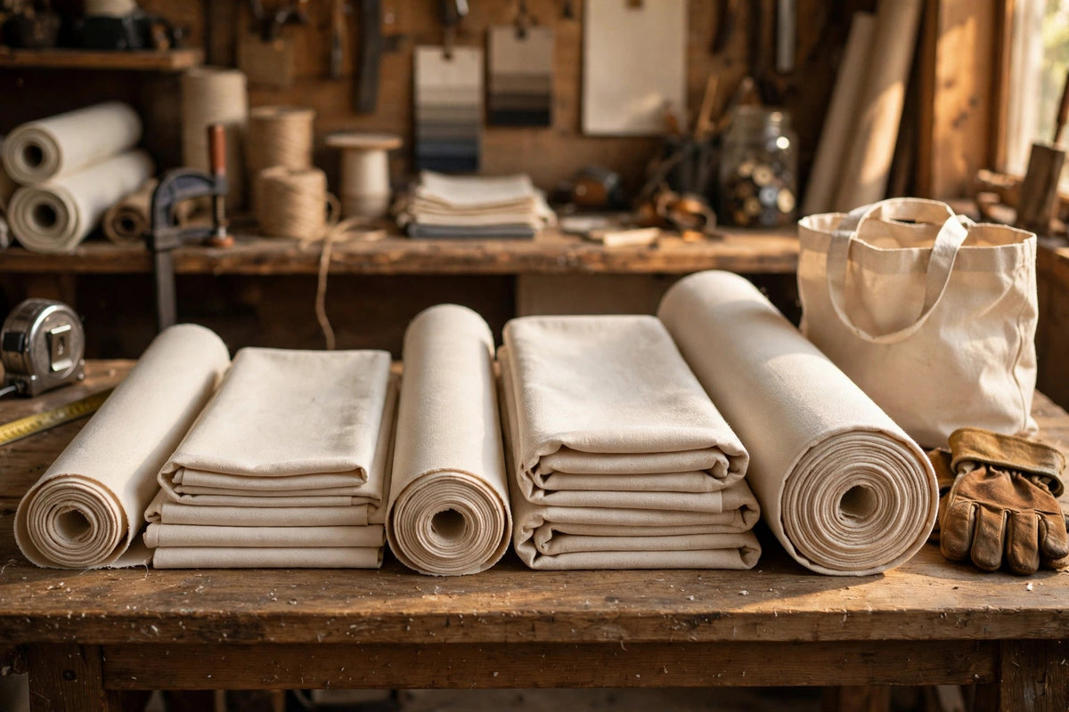 Cotton Duck Canvas Weights Explained — Which Oz Is Right for Your Project?