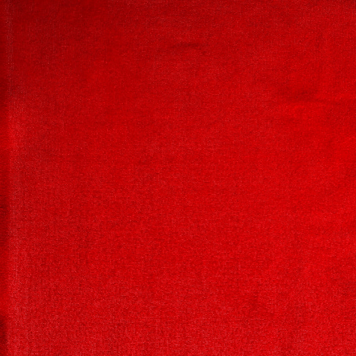 Red 50/50 poly-cotton fabric
