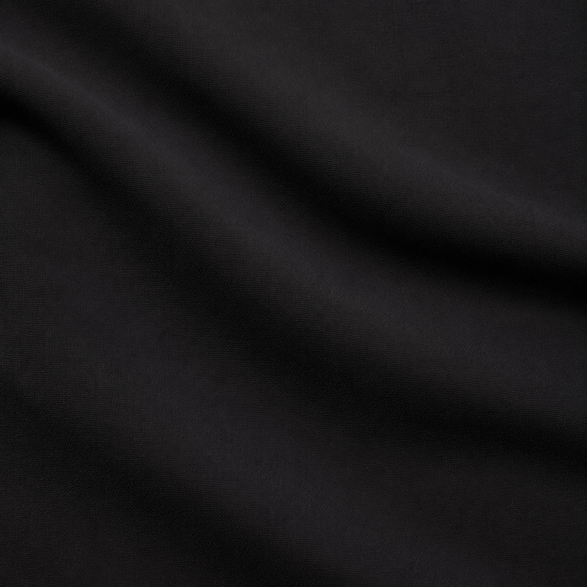 VARIANT_ID: 48518170738900 | Black DTY Brush Fabric by the Yard | AI restaged gallery view 1