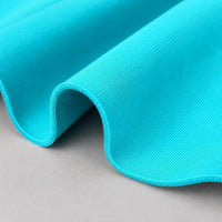 SELECTOR: Aqua Blue | Cotton Jersey Knit, 200 gsm | view 3