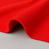SELECTOR: Firetruck Red | Cotton Jersey Knit, 200 gsm | view 3