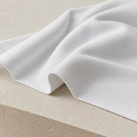 SELECTOR: White | Cotton Jersey Knit, 200 gsm | view 3