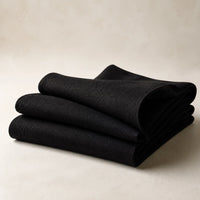 COLOR: Black | Linen, 6 oz · 60″ wide, eco-friendly | view 1