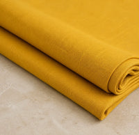 COLOR: Yellow | Linen, 6 oz · 60″ wide, eco-friendly | view 1