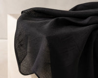 COLOR: Black | Linen, 6 oz · 60″ wide | view 2
