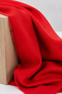 COLOR: Red | Linen, 6 oz · 60″ wide | view 2