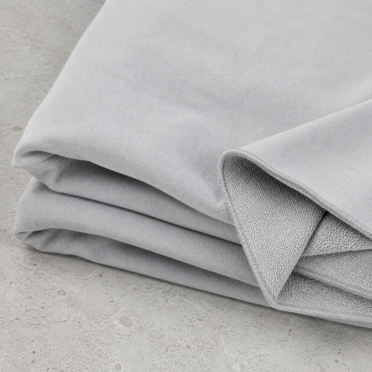 VARIANT_ID: 48621211779284 | Cotton French Terry gray | AI product view 1