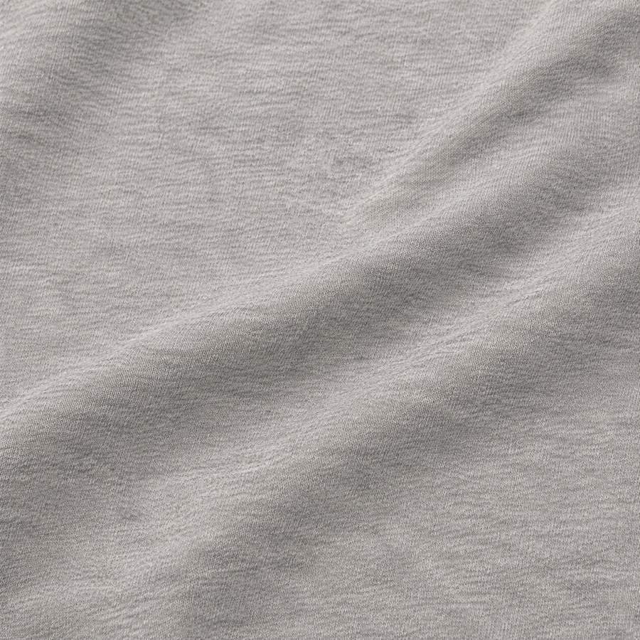 VARIANT_ID: 48518171132116 | Heather Gray Cotton Jersey, 12 oz | AI restaged gallery view 1