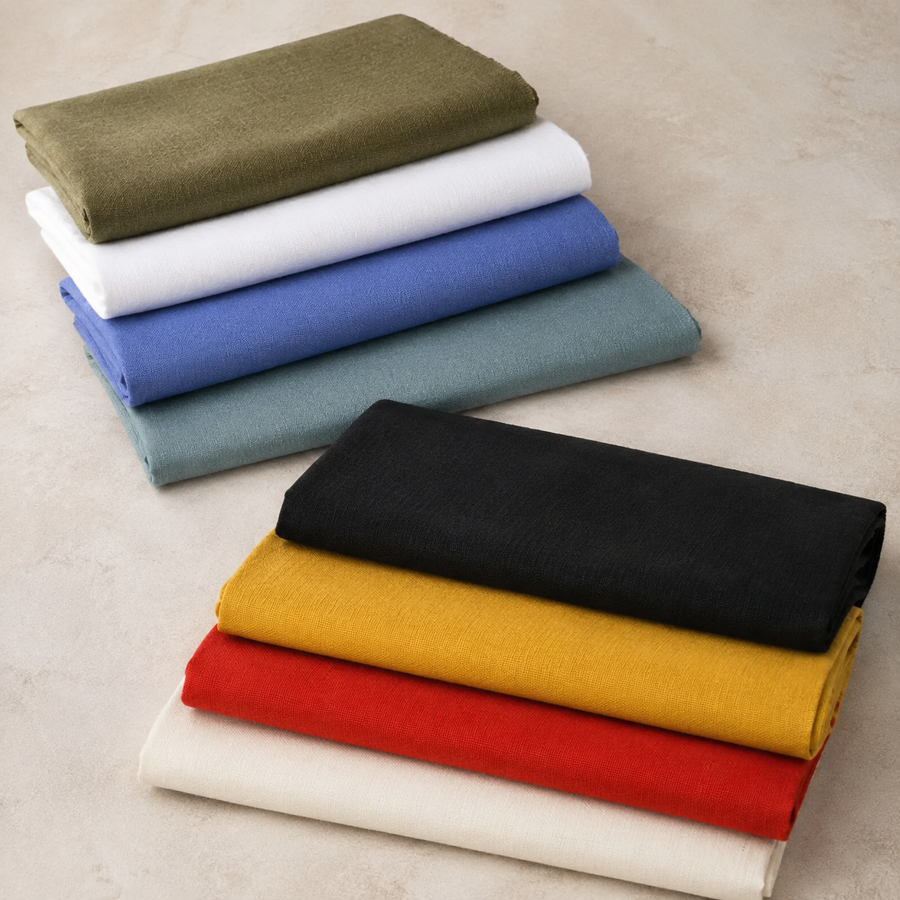 RANGE COVER | Linen, 6 oz | AI fabric photograph